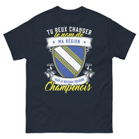 Thumbnail for T-shirt Champenois marine - Je resterai toujours Champenois