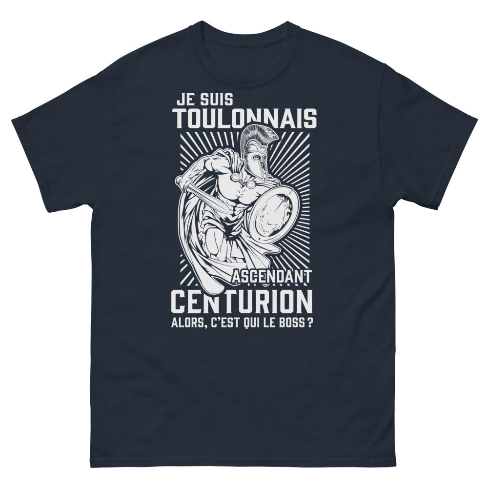 T-shirt Toulonnais marine - Ascendant Centurion « Qui est le boss ? »