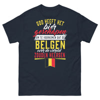 Thumbnail for T-shirt Belgique marine - Les Belges maîtres du monde