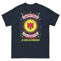 Thumbnail for T-shirt Auvergne marine - Râleur attentionné au grand cœur