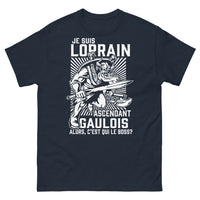 Thumbnail for T-shirt Lorraine marine - Je suis Lorrain, Ascendant Gaulois