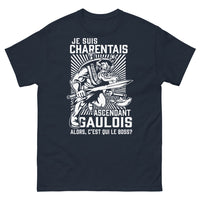 Thumbnail for T-shirt Charentais marine - Alors c'est qui le boss ?