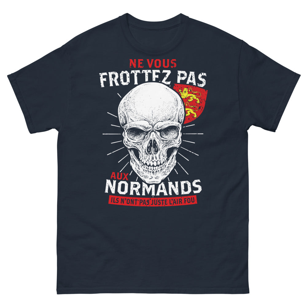 T-shirt Normand marine - Ne vous frottez pas aux Normands