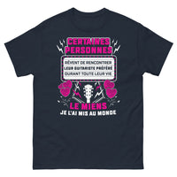 Thumbnail for T-shirt guitariste marine - Le rêve de rencontrer son guitariste préféré réalisé