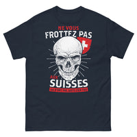 Thumbnail for T-shirt Suisse marine - Ne vous frottez pas aux Suisses !