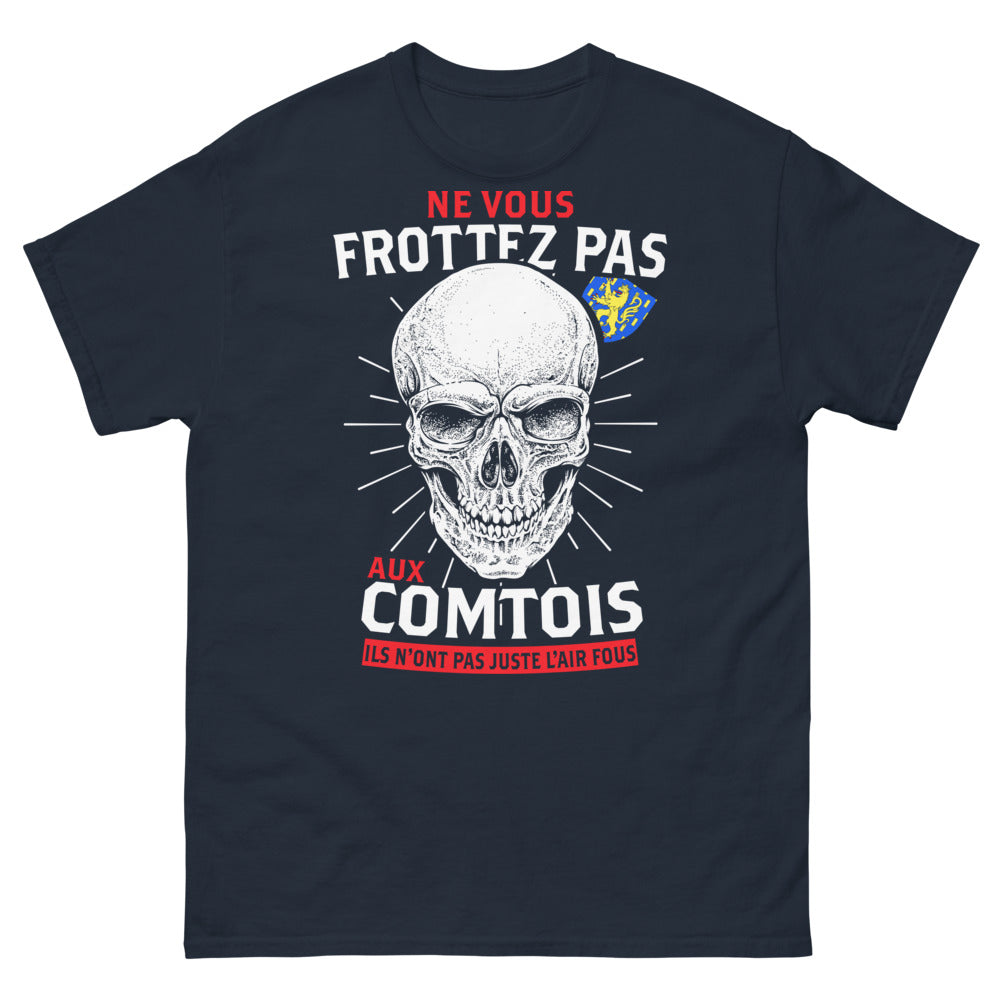 T-shirt Comtois marine - Ne vous frottez pas aux Comtois