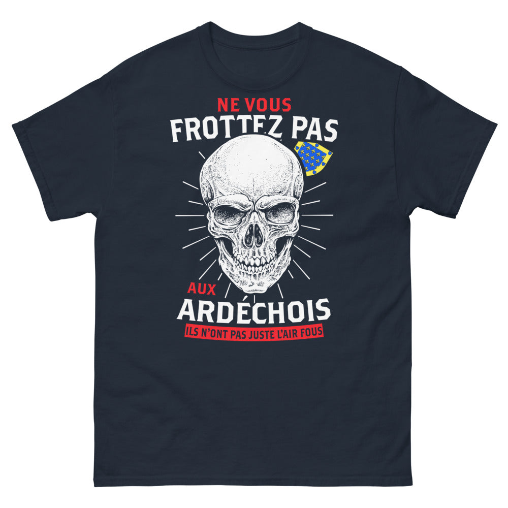 T-shirt Ardéchois marine - Ils ne sont pas juste l'air fous