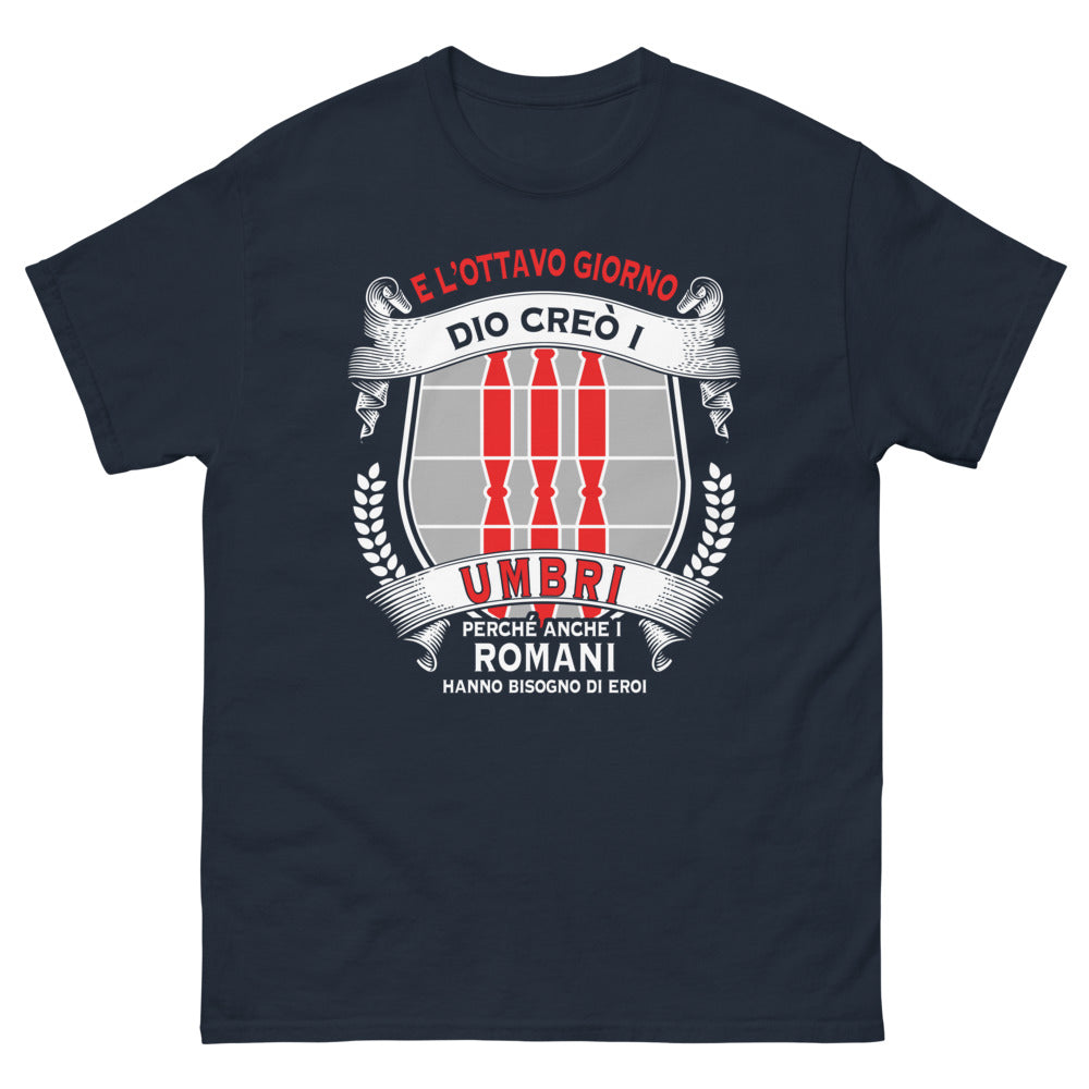 T-Shirt Umbria blu scuro - Eroi anche per i Romani