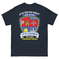 Thumbnail for T-shirt Lot-et-Garonnais marine - Je ne suis pas parfait mais je suis Lot-et-Garonnais