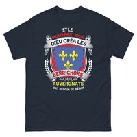 Thumbnail for T-shirt Berrichon marine - Et le huitième jour, Dieu créa les Berrichons