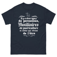 Thumbnail for T-shirt auxiliaires de puériculture marine - Rêves et biberons
