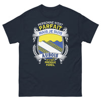 Thumbnail for T-shirt Aubois marine - Personne n'est parfait mais je suis Aubois