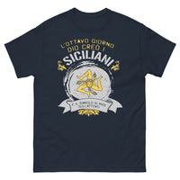 Thumbnail for T-Shirt Sicilia blu scuro - L'ottavo giorno Dio creò i Siciliani