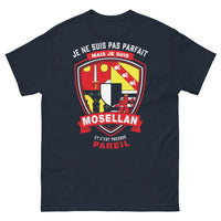 Thumbnail for T-shirt Mosellan marine - fierté mosellane et autodérision