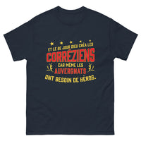 Thumbnail for T-shirt Corrézien marine - Et le 8e jour, Dieu créa les Corréziens
