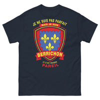 Thumbnail for T-shirt Berrichon marine - Je ne suis pas parfait mais je suis Berrichon