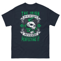 Thumbnail for T-shirt Irlande marine - Irish wit 'Perfecting the Art of Revenge'