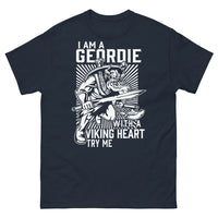 Thumbnail for T-shirt Geordie marine - I Am A Geordie With A Viking Heart