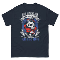 Thumbnail for T-shirt Gendarme marine - Héros du huitième jour, humour et fierté