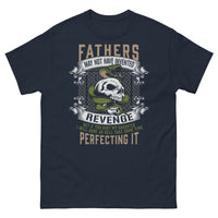 Thumbnail for T-shirt Fathers Revenge marine - design Fathers Revenge, chevalier protecteur et nostalgie