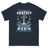 Thumbnail for T-shirt Marin marine - Je ne suis pas parfait mais je suis marin