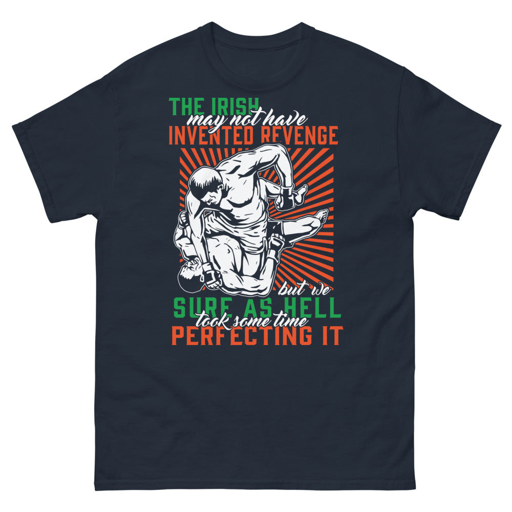 T-shirt Irlande marine - Mastering Revenge, hommage aux racines irlandaises