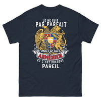 Thumbnail for T-shirt arménien marine - Je ne suis pas parfait mais arménien