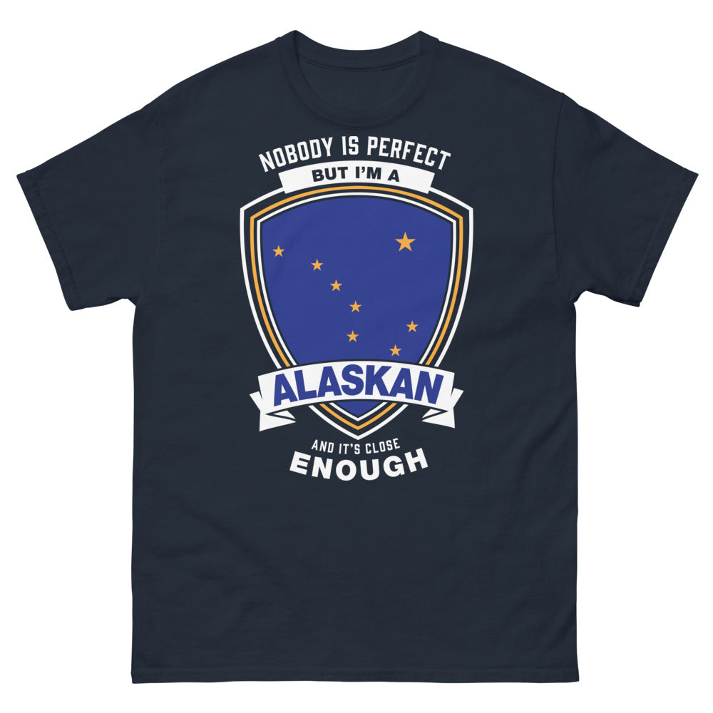 T-shirt Alaskan marine - Nobody's Perfect, I'm Alaskan