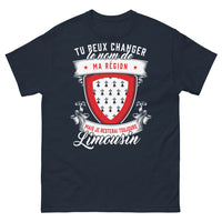 Thumbnail for T-shirt Limousin marine - je resterai toujours Limousin