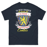 Thumbnail for T-shirt Comtois marine - tu peux changer le nom, je resterai comtois
