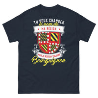 Thumbnail for T-shirt Bourguignon marine - Fier de ma région