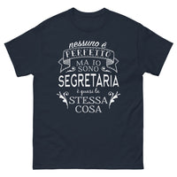Thumbnail for T-Shirt Segretaria Stoica blu - Nessuno è Perfetto