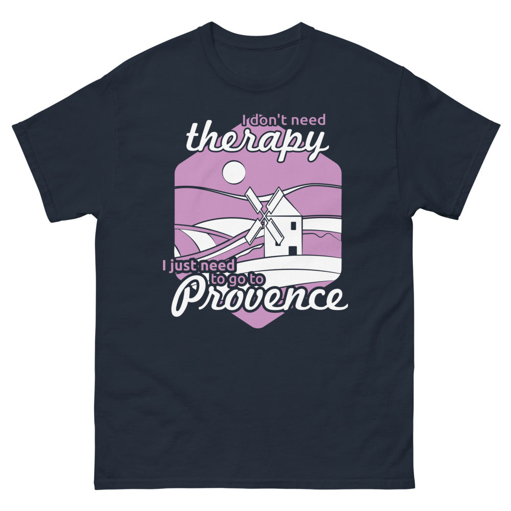 T-shirt Provence marine - I Don't Need Therapy, Just Provence