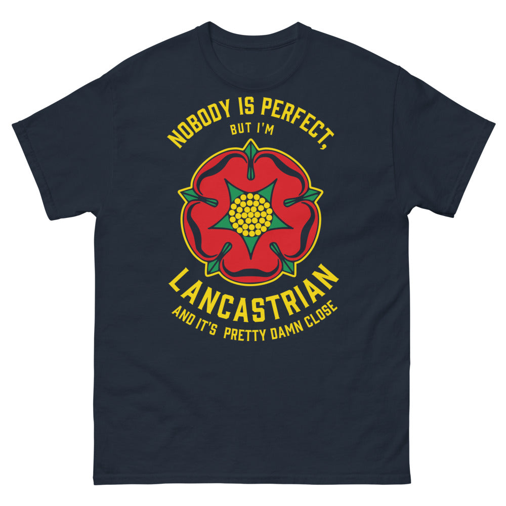 T-shirt Lancashire Marine - Nobody is perfect, humour et fierté