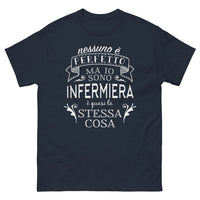 Thumbnail for T-shirt Infermiera Italie marine - Nessuno è Perfetto