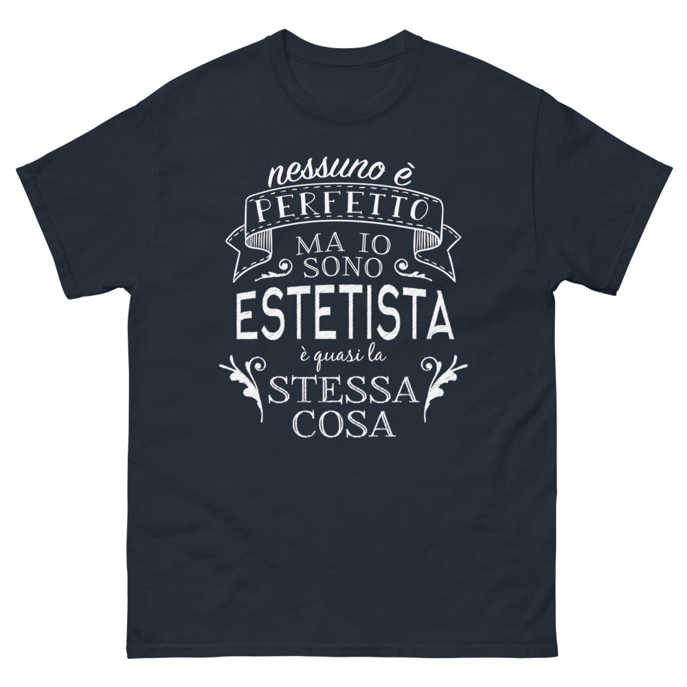 T-shirt Estetista Professionale marine - quasi perfetta