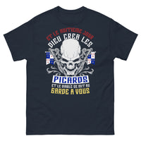 Thumbnail for T-shirt Picard marine - Et le huitième jour, Dieu créa les Picards