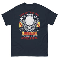 Thumbnail for T-shirt Lorrains marine - Et le huitième jour, Dieu créa les Lorrains
