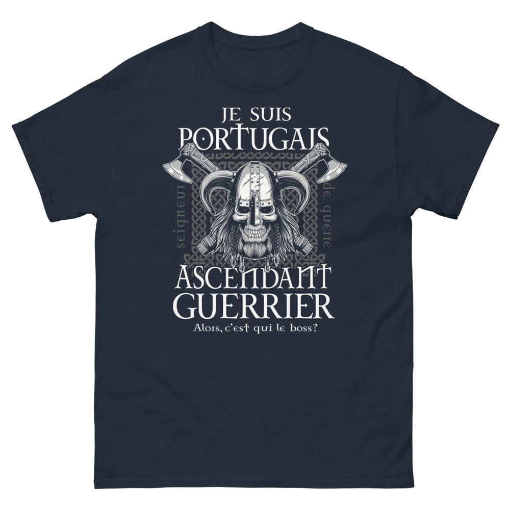 T-shirt Portugais Marine - Seigneur de guerre, sois le boss