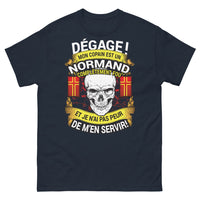 Thumbnail for T-shirt Normandie marine - Dégage, mon copain normand fou