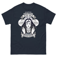 Thumbnail for T-shirt sœurs métisses marine - Si t'as un problème, va voir ma sœur