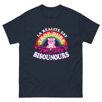 Thumbnail for T-shirt Bisounours marine - La réalité est trop dure