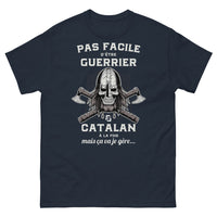 Thumbnail for T-shirt Guerrier catalan marine - Être catalan, on gère