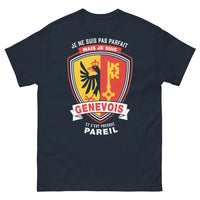 Thumbnail for T-shirt Genevois marine - Je ne suis pas parfait mais c'est presque pareil
