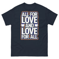 Thumbnail for T-shirt All for Love marine - All for Love and Love for All