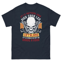 Thumbnail for T-shirt Catalans marine - Le Diable admiratif, slogan de fierté