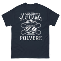 Thumbnail for Maglietta Italia blu - La mia droga si chiama polvere