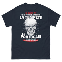 Thumbnail for T-shirt Portugal marine - Je suis la tempête