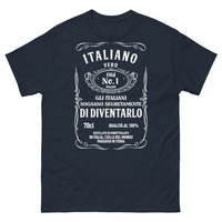 Thumbnail for Maglietta Italia blu - Italiano Vero, distillato in Italia