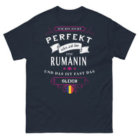 Thumbnail for T-shirt Rumänin marine - Fast Perfekt